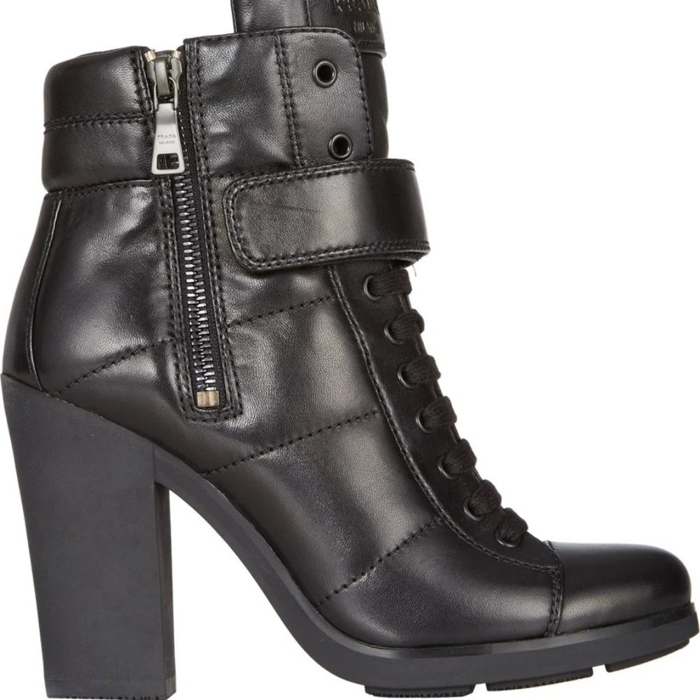 Prada Linea Rossa heeled ankle boot